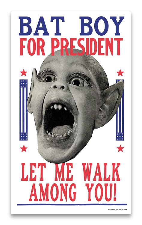 Weekly World News Bat Boy For President 13" x 22" Showprint Poster ...