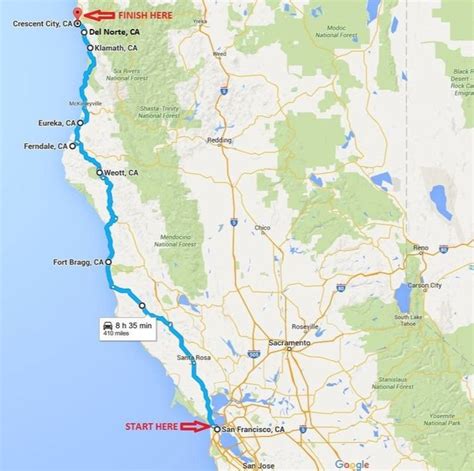 Best Northern California Coast Road Trip + 5 Day Driving Itinerary ...