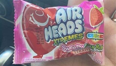 Airheads Strawberry Sour Chewy Candy - 1 ea, Nutrition Information | Innit