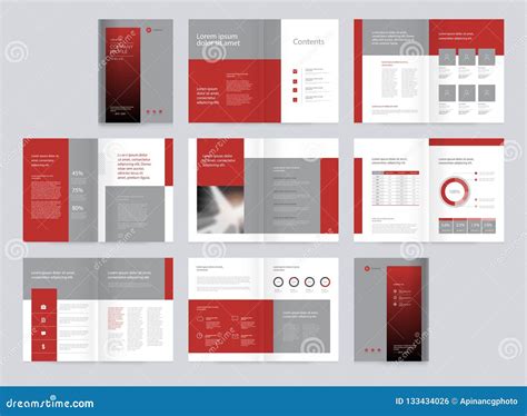 Template Layout Design with Cover Page for Company Profile ,annual ...