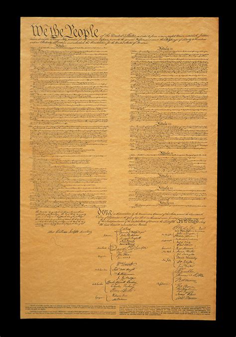 The Original United States Constitution Photograph by Panoramic Images ...