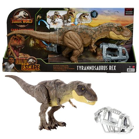 Jurassic World Stomp 'N Escape Tyrannosaurus Rex Camp Cretaceous ...