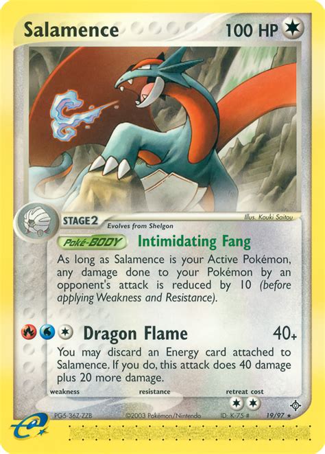 Salamence 19 (Dragon 2003) Pokemon Card