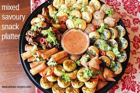 Mixed Savoury Snack Platter - aninas recipes