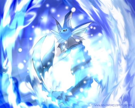 Vaporeon Evolution in the water. by Dracior on DeviantArt