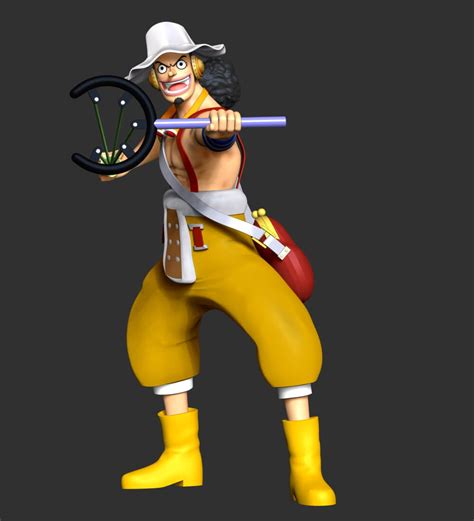 One Piece - God Usopp 3D Print Model by lovemodel