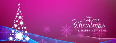 Merry Christmas stylish pink banner template 286732 Vector Art at Vecteezy