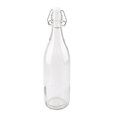 GLASS BOTTLE 500ML SWING TOP CLEAR