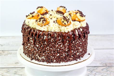 ULTIMATE CHOCOLATE CHIP CANNOLI CAKE - Baking Beauty