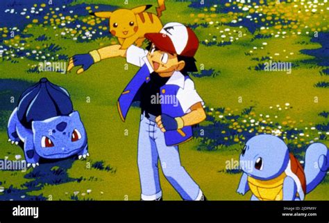 PIKACHU,ASH, POKEMON: THE FIRST MOVIE - MEWTWO STRIKES BACK, 1998 Stock ...