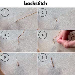 Backstitch Embroidery Tutorial [+ Learn 2 Fun Variations!]