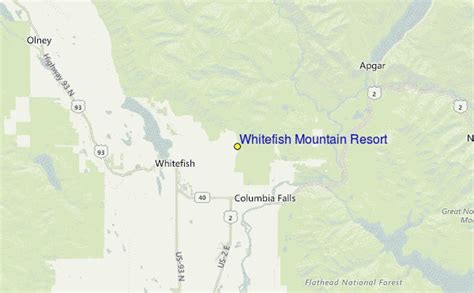 Whitefish Mountain Resort Ski Resort Guide, Location Map & Whitefish ...