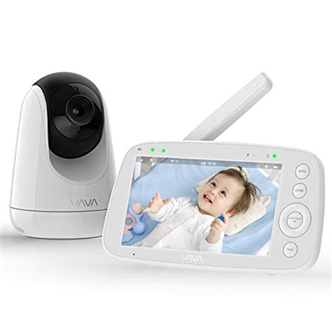 Baby Monitor, VAVA 720P 5″ HD Display Video Baby Monitor with Camera ...