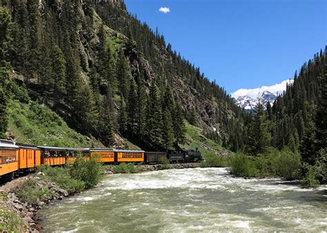 Riding the train on the Durango & Silverton Narrow Gauge Railroad ...