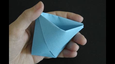 HOW TO MAKE AN EASY ORIGAMI PAPER CUP - YouTube