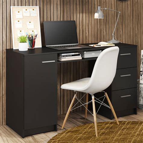 Madesa Modern Computer Desk 53" Study Writing Table for Home Office ...