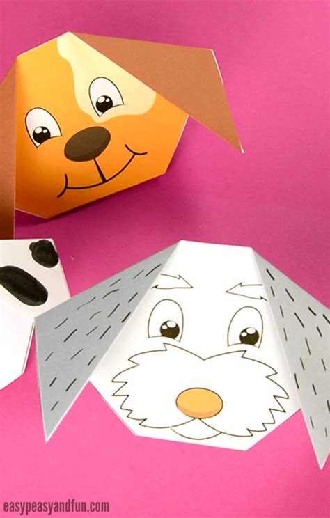 How to Make an Origami Dog - Easy Peasy and Fun