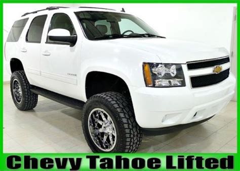 Sell new tahoe, lifted, black, SUV, leather, loaded, excellent ...