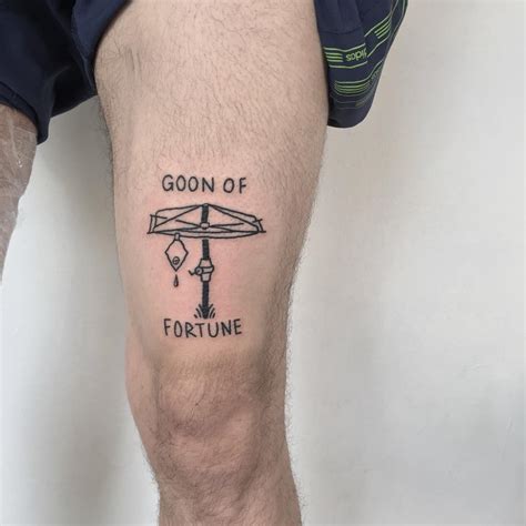 Goon of fortune tattoo by yeahdope - Tattoogrid.net