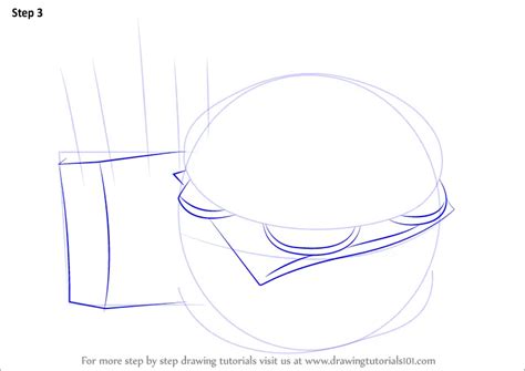 How to Draw Hamburger and Fries (Snacks) Step by Step ...