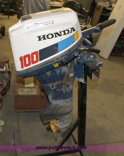 Honda 100 10 HP four-stroke outboard engine in Abilene, KS | Item B9919 ...