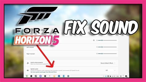 Forza Horizon 5 No Audio - How To Fix| Tutorial For Beginners - YouTube