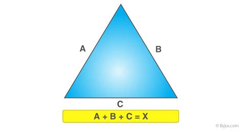 Perimeter of a Triangle- Definition, Formula and Examples