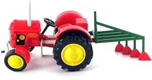 Little Red Tractor - Tractor Playset & Jan plastic: Amazon.co.uk: Toys ...