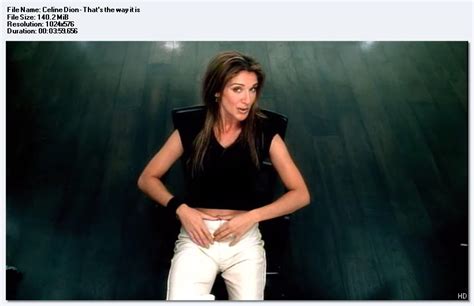 Old School MV: mHD Celine Dion - That's the way it is