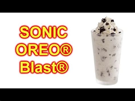 Sonic Oreo Cookie Dough Blast : Top Picked from our Experts