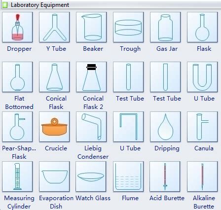 Chemistry Laboratory Equipment Drawing Software | Science equipment ...