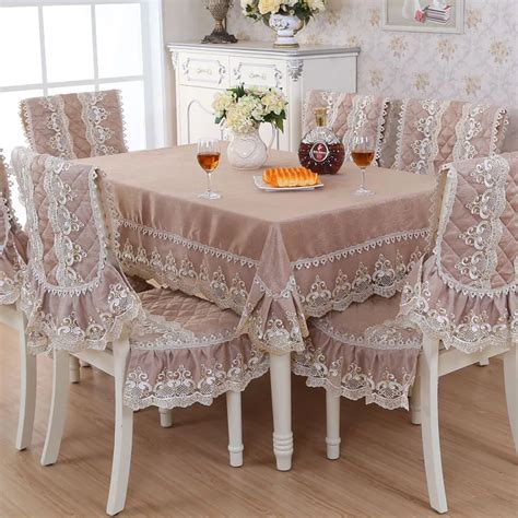 Fashion Top grade dining table cloth chair covers cushion tables and ...