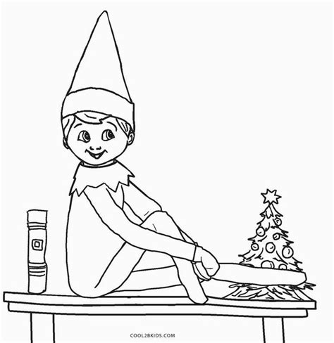 Elf Coloring Pages Printable PDF - Coloringfolder.com | Printable ...