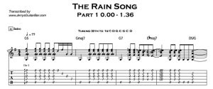 Led Zeppelin - The Rain Song | Guitar Lesson, Tab & Chords | JGB