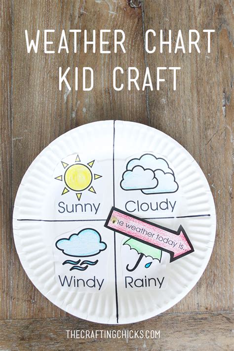 Weather Chart Kid Craft - The Crafting Chicks