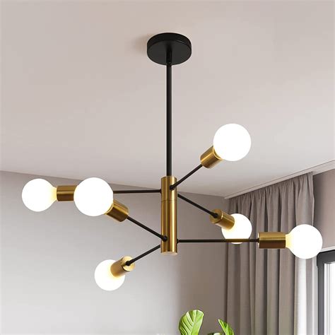 Buy Garwarm Sputnik Chandelier Mid Century Modern Chandeliers Light ...