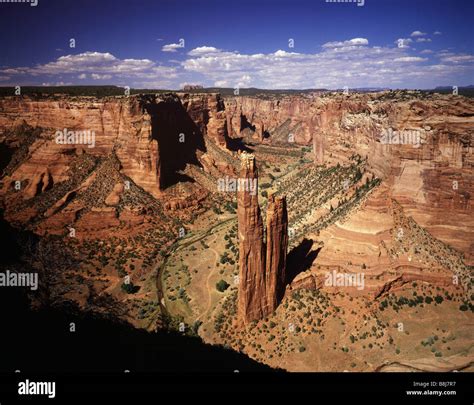 USA AZ Canyon de Chelly Spider Rock Stock Photo - Alamy