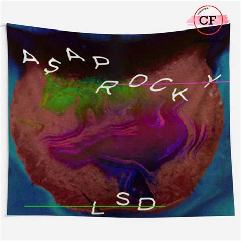 Asap Rocky Tapestry Asap Rocky LSD Wall Tapestry Asap Rocky | Etsy