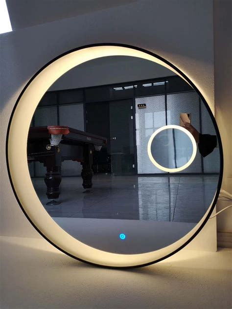 Round led mirror , maginify mirror , bathroom mirror | Led mirror ...