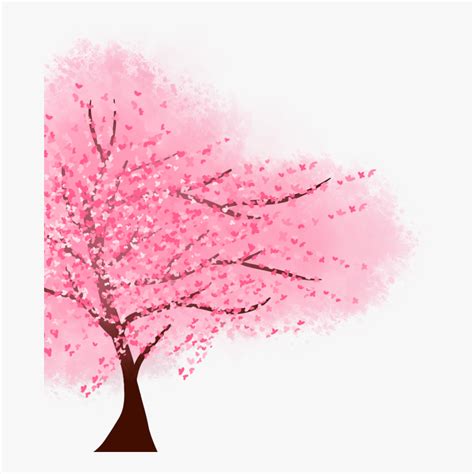 Anime Cherry Blossom Tree Png, Transparent Png , Transparent Png Image ...