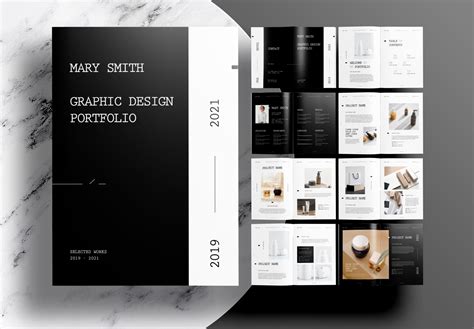 Free Graphic Design Portfolio Layout InDesign Template