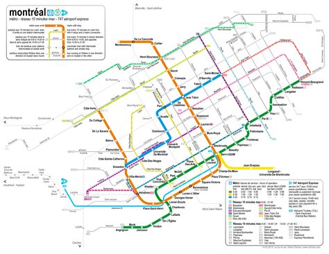 Montreal Metro Map Airport - Gisela Ermengarde