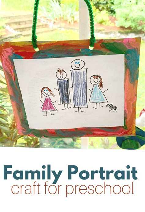 Easy Family Portrait Craft - Video - No Time For Flash Cards