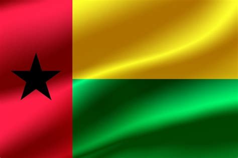 Premium Photo | Flag of Guinea Bissau as the background.