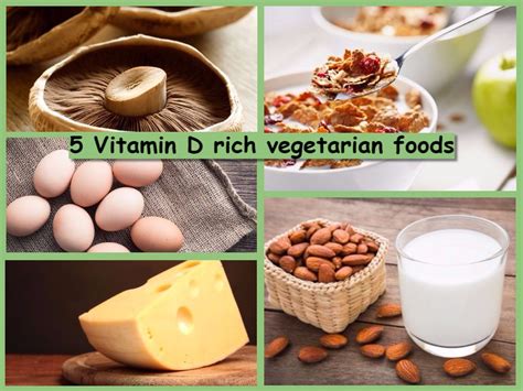 5 Vitamin D Rich Vegetarian Foods - Home Remedies Blog