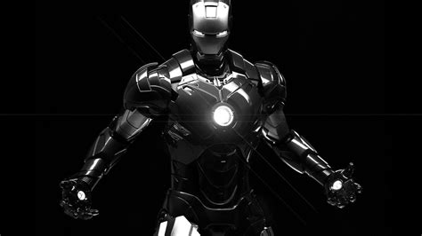 Iron Man Black And White Wallpapers - Wallpaper Cave