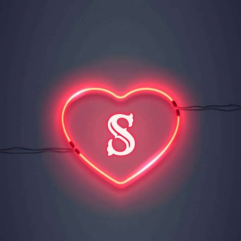 S Alphabet In Heart Wallpaper