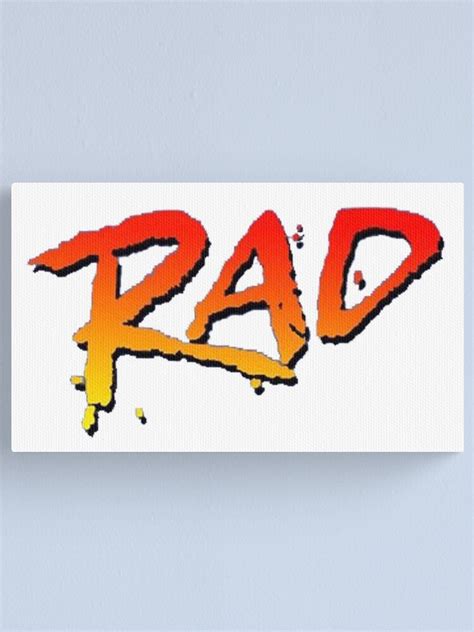 "RAD BMX MOVIE 1986 " Canvas Print by toastone | Redbubble