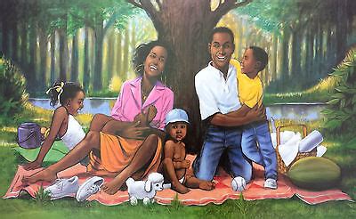 African American Art "Family" Black Family Print by Henry C. Porter | eBay