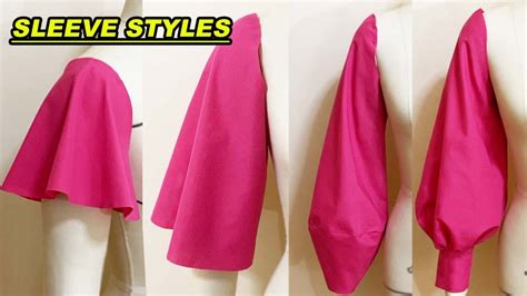 SLEEVE STYLES PATTERN MAKING PART 1 | DIFFERENT TYPES OF SLEEVES | LA ...